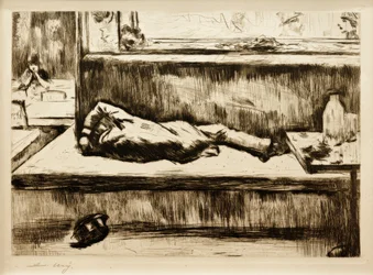 The Absinthe Drinker, Paris